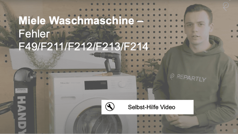 Video - Miele wasmachine F49-F211-F212-F213-F214