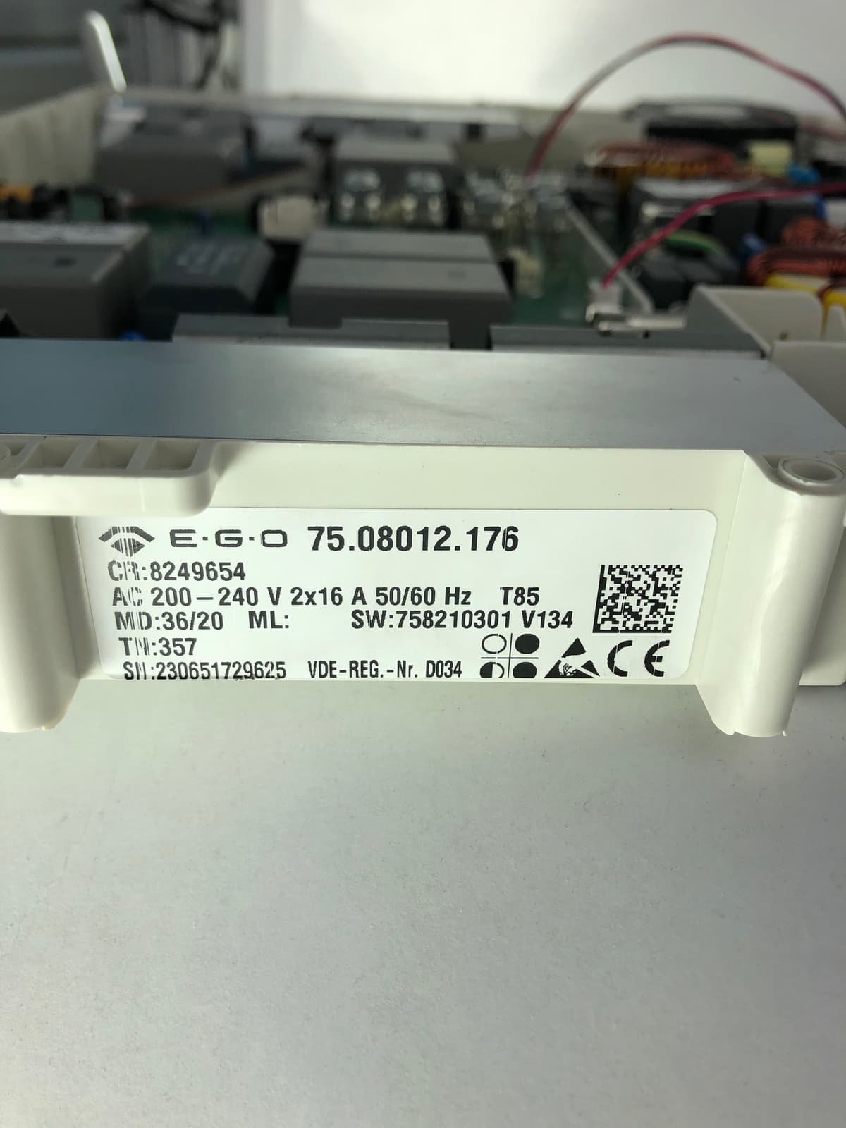 Miele inductiekookplaat elektronica reparatie