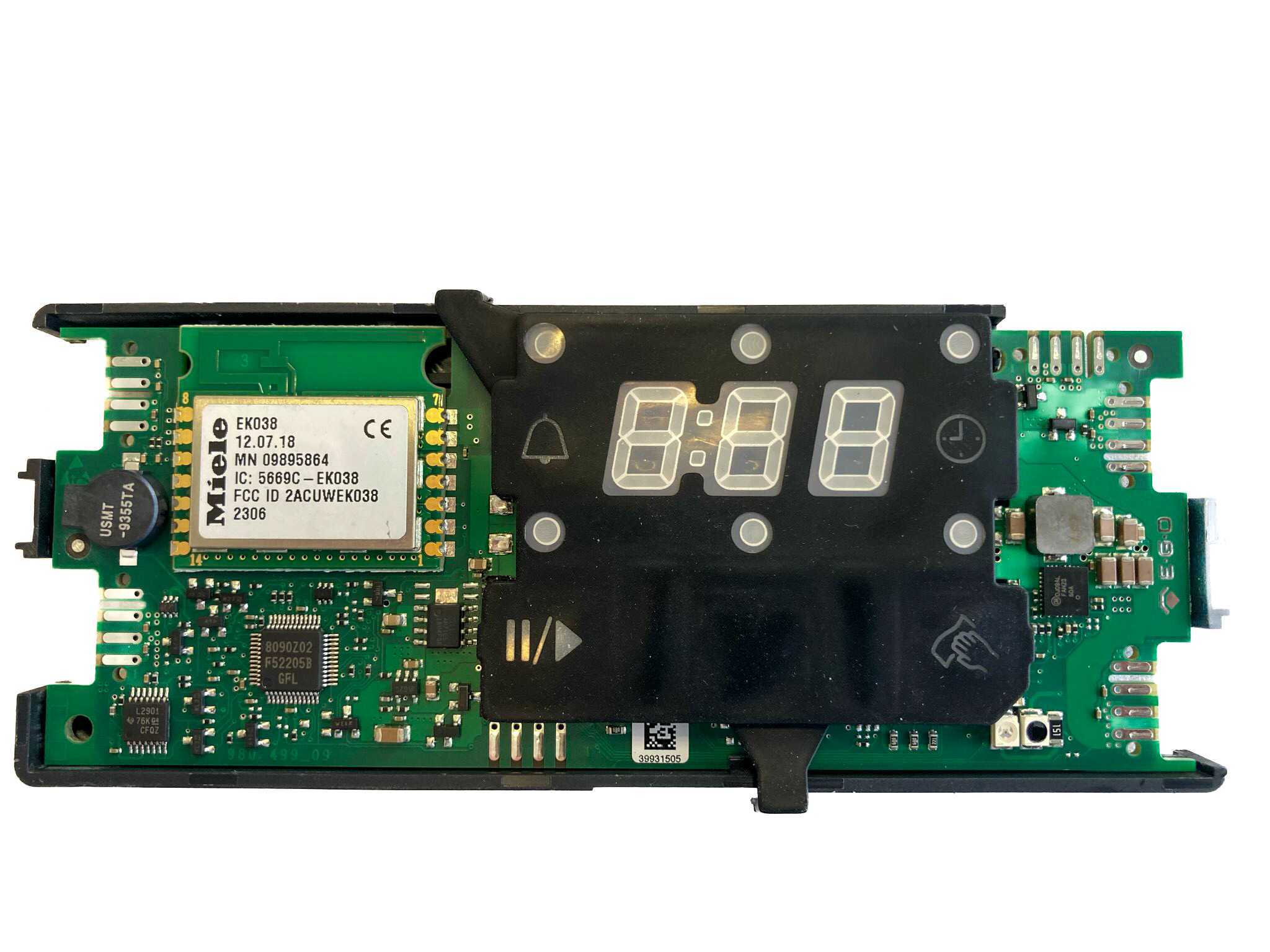 Miele Réparation carte électronique de la table de cuisson à induction