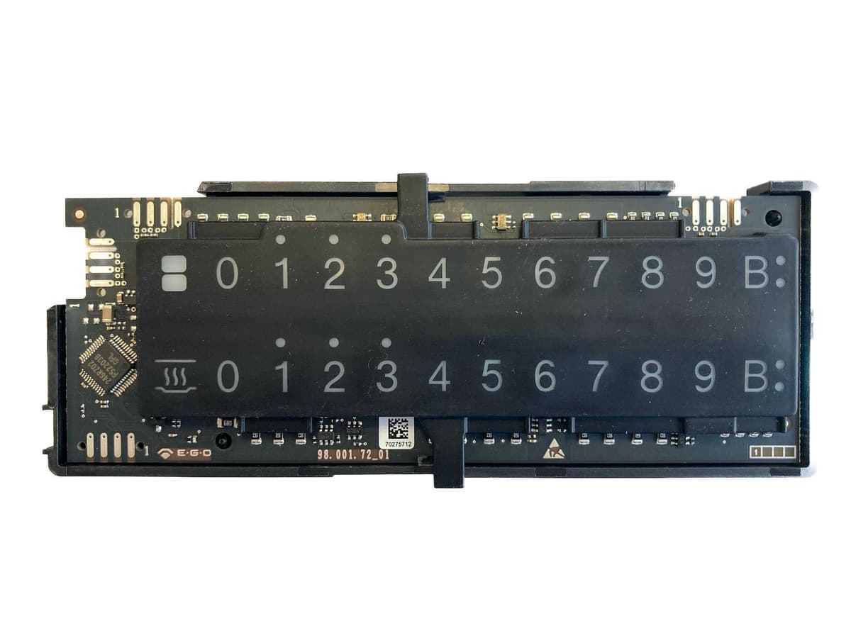 Miele inductiekookplaat reparatie besturingselektronica